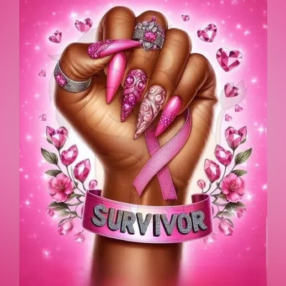 Random ATM Grabber, October is Breast Cancer Awareness Month Silver Handcrafted - Picture 7 of 15
